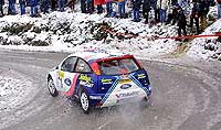 El Rally de Montecarlo arranca bajo la nieve
