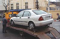 La grúa de Madrid ya tiene depósito provisional