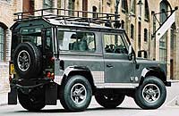 Defender  "Tomb Raider", el coche de Lara Croft