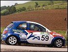 Los pilotos preparan sus vehículos para el Rally de Zaragoza