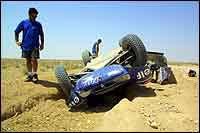 Serviá abandona el Master Rally tras sufrir un accidente