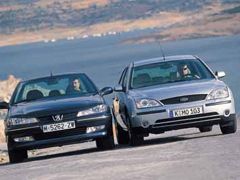 Ford Mondeo 2.0i Ghia / Peugeot 406 2.2 Pack Ford Mondeo 2.0i Ghia / Peugeot 406 2.2 Pack