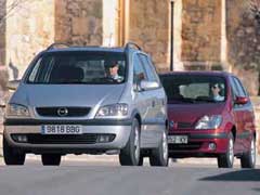 Opel Zafira 2.2 Sport / Renault Scénic RXi 2.0