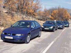 Citroën Xsara 1.6 / Ford Focus 1.6 / Renault Mégane 1.6 / Seat León 1.6 Citroën Xsara 1.6 / Ford Focus 1.6 / Renault Mégane 1.6 / Seat León 1.6
