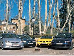Fiat Stilo Abarth / Honda Civic Type-R / Seat León 1.8 T / Volkswagen Golf V5