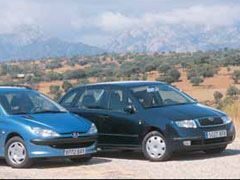 Peugeot 206 SW 2.0 HDI / Skoda Fabia 1.9 TDI Peugeot 206 SW 2.0 HDI / Skoda Fabia 1.9 TDI