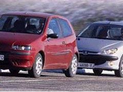 Fiat Punto 1.2 16V ELX 3P / Peugeot 206 XS 3P Fiat Punto 1.2 16V ELX 3P / Peugeot 206 XS 3P
