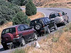 Honda CR-V 2.0i / Land Rover Freelander 1.8i / Renault Scénic RX4 2.0 16V