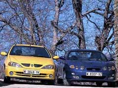 Hyundai Coupé 2.0 16v FX / Renault Mégane Coupé 2.0 IDE Hyundai Coupé 2.0 16v FX / Renault Mégane Coupé 2.0 IDE