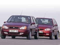 Citroën Saxo 1.4i SX 5p / Ford Fiesta 1.25 16V Ghia 5p Citroën Saxo 1.4i SX 5p / Ford Fiesta 1.25 16V Ghia 5p