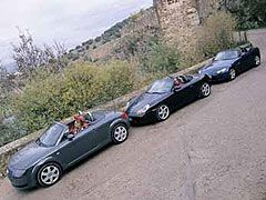 Audi TT Roadster 1.8 T 225 CV / Honda S2000 / Porsche Boxster S Audi TT Roadster 1.8 T 225 CV / Honda S2000 / Porsche Boxster S