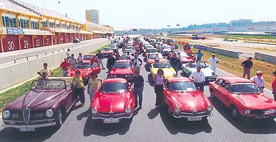 Los Alfa Romeo, en Jerez de la Frontera