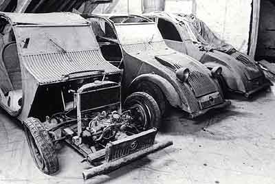 El prototipo del 2CV, en Londres