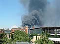 Un incendio colapsa el centro de Madrid