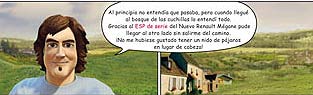 Fernando Alonso se convierte en un dibujo animado