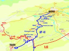 Madrid y Toledo, unidas por una nueva autopista de peaje