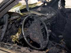 Los coches afectados por el atentado de Barajas, desprotegidos Los coches afectados por el atentado de Barajas, desprotegidos