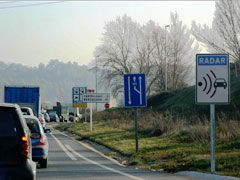 Los catalanes, los más multados por velocidad