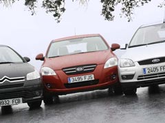 Citroën C4, Kia Cee'd y Ford Focus a examen Citroën C4, Kia Cee'd y Ford Focus a examen