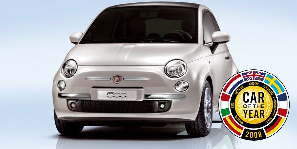 Fiat 500: Coche del Año 2008 Fiat 500: Coche del Año 2008