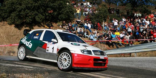 Rallye Shalymar: Sainz y el público