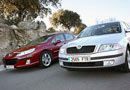 Peugeot 407 2.2i 16V frente a Skoda Octavia 1.8 TSI