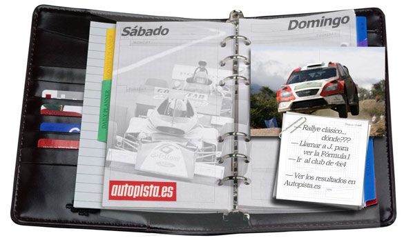 Agenda del motor del fin de semana