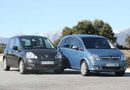 Opel Meriva frente a Grand Modus Opel Meriva frente a Grand Modus