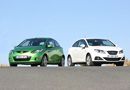 Mazda 2 1.3i 3p frente a Seat Ibiza 1.6i SC