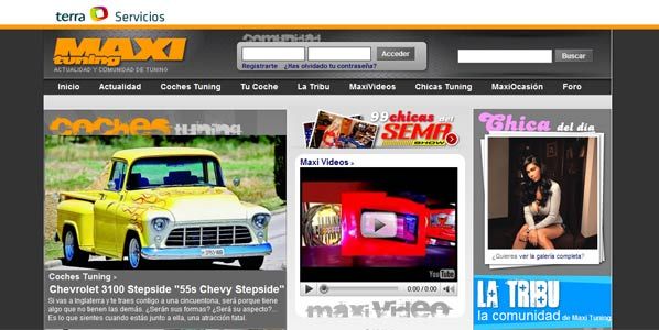 Nuevo sitio web de Maxi Tuning
