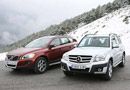 Mercedes GLK 320 CDI y Volvo XC60 D5