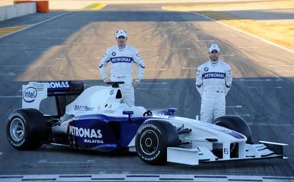 Kubica estrena el BMW F109 Kubica estrena el BMW F109