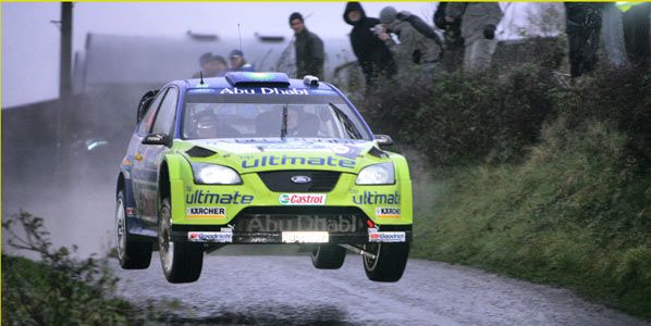 Hirvonen en el Shakedown