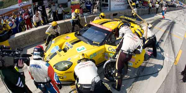 García con Corvette en Le Mans García con Corvette en Le Mans