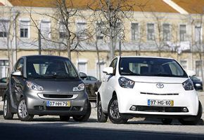 Smart Fortwo Coupé mhd Vs Toyota iQ 1.0 VVT-i