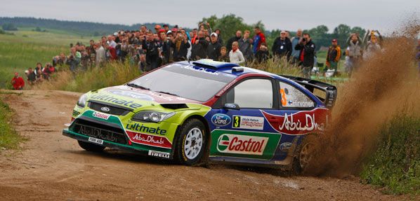 WRC: Hirvonen, por delante de Sordo WRC: Hirvonen, por delante de Sordo