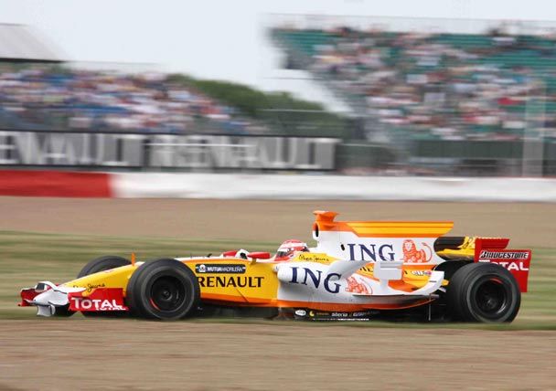 Marcos Martínez probó el Renault R28 Marcos Martínez probó el Renault R28