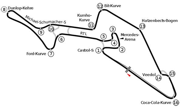 F1: Previo del GP de Alemania de 2009