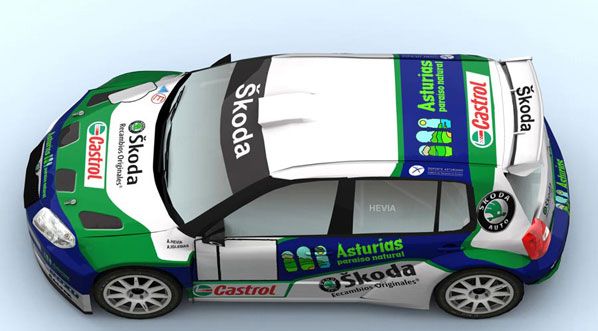 Alberto Hevia con Skoda 