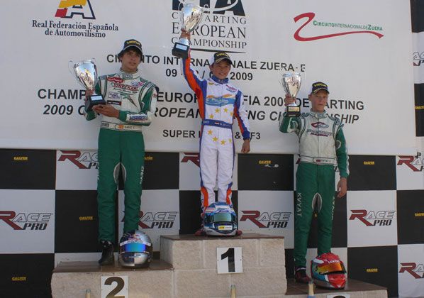 Carlos Sainz Jr. subcampeón de Europa Carlos Sainz Jr. subcampeón de Europa