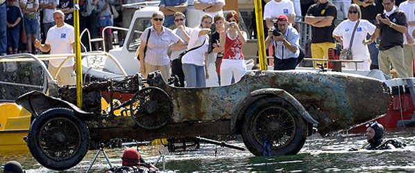 Un Bugatti Type 13 rescatado del fondo de un lago Un Bugatti Type 13 rescatado del fondo de un lago