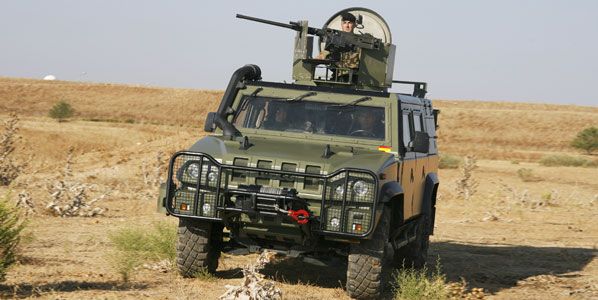 Probamos el  vehículo militar blindado