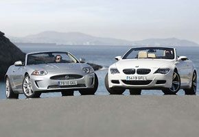 BMW M6 Cabrio vs Jaguar XKR Convertible