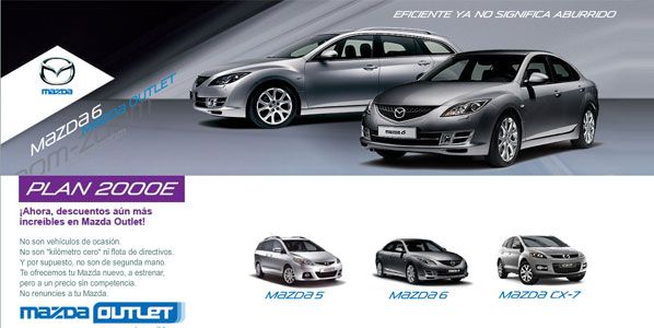 Mazda renueva su oferta 'outlet' en Internet Mazda renueva su oferta 'outlet' en Internet