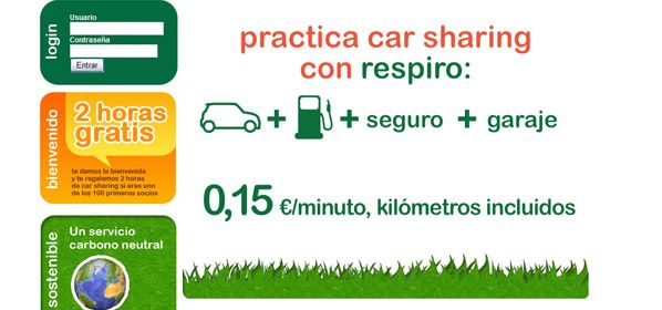 ‘Car sharing’: alquila un coche por minutos
