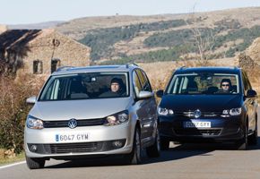 Volkswagen Sharan 2.0 TDI DSG y Volkswagen Touran 1.6 TDI 