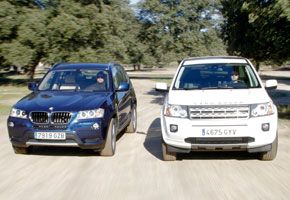 BMW X3 20d xDrive y Land Rover Freelander 2.2 SD4 4WD 
