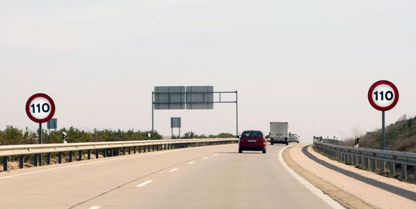 94,2 millones de ahorro con el límite a 110 km/h