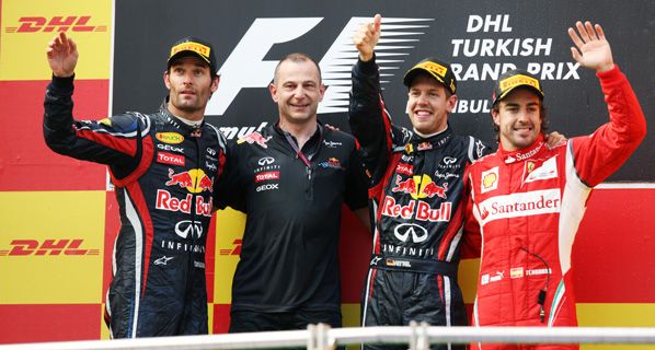 F1: Vettel gana en Turquía y sigue líder