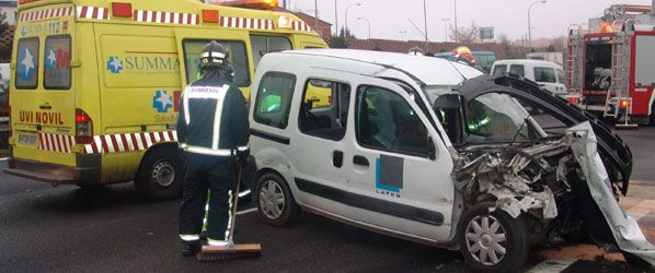 Accidente, se fuga el contrario  